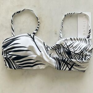 Athleta Retro Twist Bandeau Bikini Top